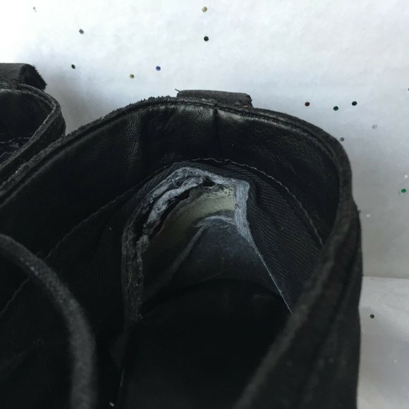 Zara Man Black Leather Chukka Lace up Boot - Size 43  US 9.5 10 Quality Made main image 4